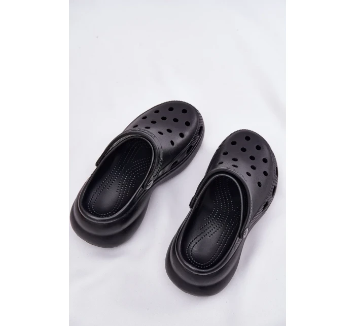 Dámske penové papuče na pevnej podrážke Big Star - čierne Dámske penové papuče na pevnej podrážke Big Star - čierne