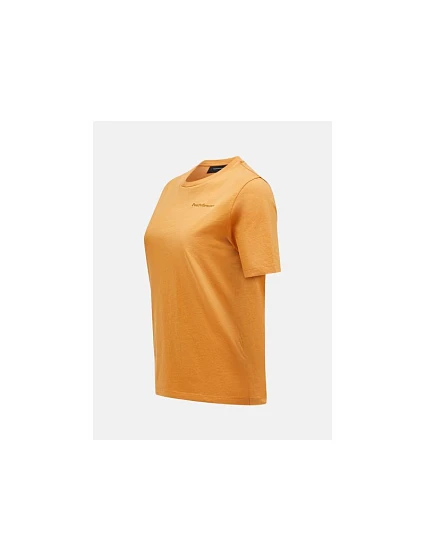 Koszulka Peak Performance W Original Small Logo Tee pomarańczowy