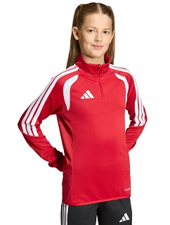 Detská mikina adidas Tiro 26 League Training Top červeno-biela JY7163