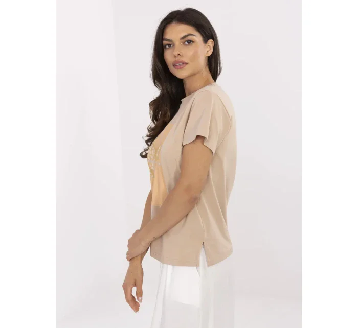 Tričko CLM TS 1704.85 camel