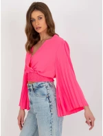 Blúzka DHJ BZ 16503.30X fluo ružová Blúzka DHJ BZ 16503.30X fluo ružová
