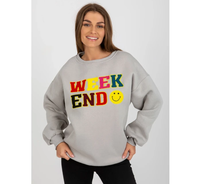 Bluza EM BL 617 model 18502742 szary - FPrice Bluza EM BL 617 model 18502742 szary - FPrice