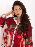 IT košeľa KS 18729.12 bordová