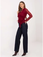 Blúzka MI BZ 92405.67 bordová Blúzka MI BZ 92405.67 bordová