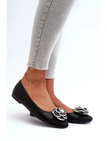 Dámske baleríny T601P model 198576 Black - Seastar