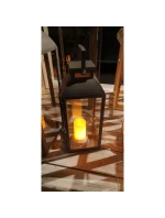 LED sviečka s efektom plameňa 7,5x9,5 cm