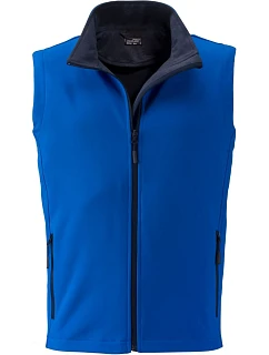 Daiber JN 1128 Pánska dvojvrstvová promo softshellová vesta 02.1128 nautic blue/navy