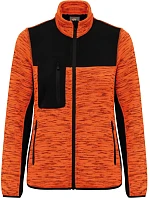 Dámská pracovní pletená fleecová bunda 20. fluorescent orange melange/black model 22448856 - WK Dámská pracovní pletená fleecová bunda 20. fluorescent orange melange/black model 22448856 - WK