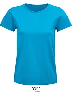 SOL'S Pioneer Women Dámske tričko z bio bavlny 25.3579 aqua