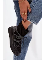 Dámské sněhule s šněrováním Černé Isalisse Dámské sněhule s šněrováním Černé Isalisse