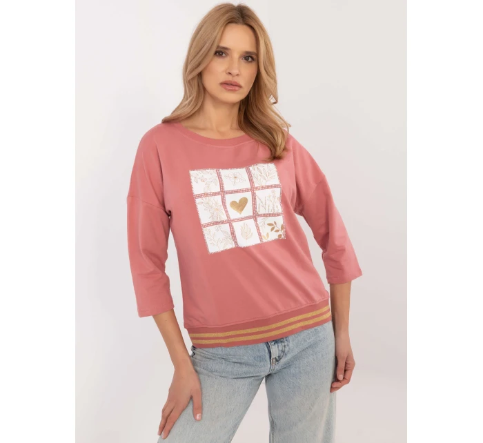 Blúzka CLM BZ 1268.67 tmavoružová