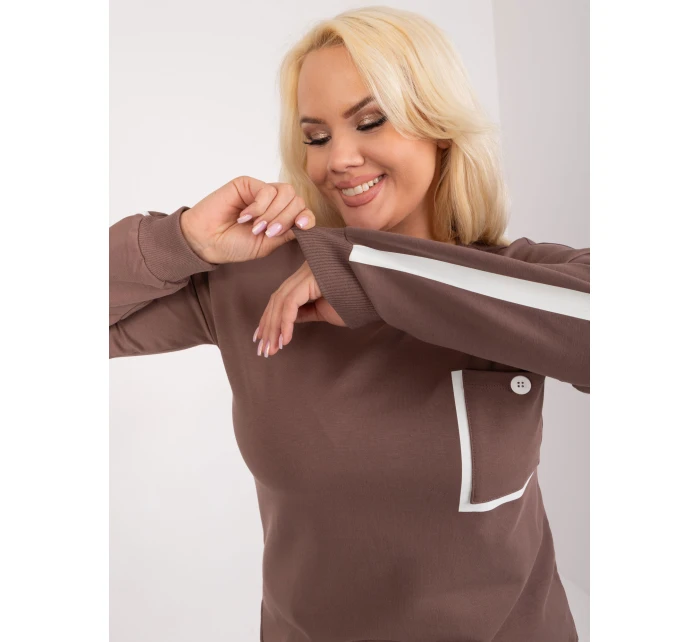 Blúzka RV BZ 9329.57 hnedá Blúzka RV BZ 9329.57 hnedá
