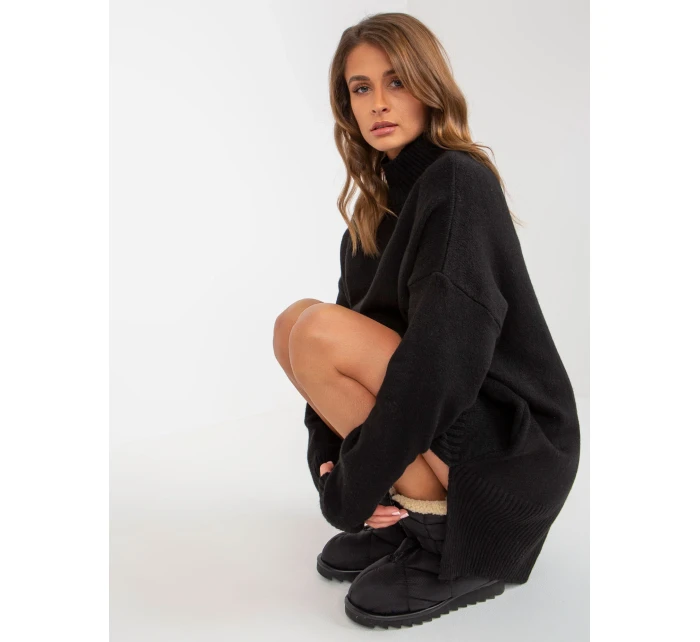 Dámsky sveter RV SW 7051 čierny Dámsky sveter RV SW 7051 čierny