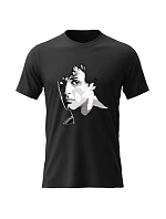 Pánské bavlněné tričko s potiskem - ROCKY BALBOA - černé