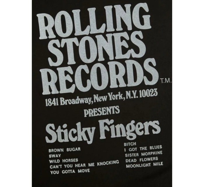 Jack&Jones Rolling Stones tričko JPRBLUSTONES SS TEE 12284292 BLACK Jack&Jones Rolling Stones tričko JPRBLUSTONES SS TEE 12284292 BLACK