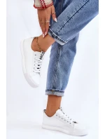 Trampki Damskie Klasyczne Białe Ville