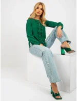 Bluzka LK BZ model 18861814 ciemny zielony - FPrice