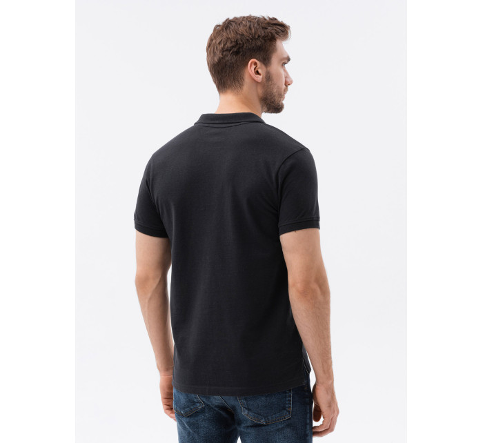 Ombre Polo tričká S1374 Black