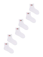 Kotníkové ponožky bez  3 balení White model 16650787 - Yoclub