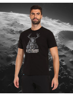 Pánske tričko LTD CALYPSO-M Čierne s potlačou - Kilpi