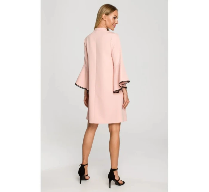 Dámske šaty M698 Powder pink - MOE