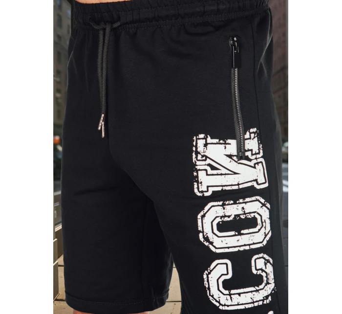 Pánsky čierny set s potlačou FashionStreet AX0802