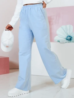 Dámske tepláky so širokými nohavicami DRESLINA blue FashionStreet UY2694