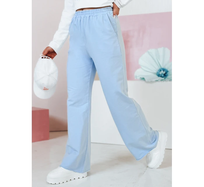 Dámské tepláky s širokými nohavicemi modrá Dstreet model 21988799 - FashionStreet