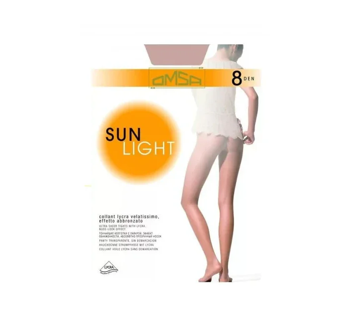Dámske pančuchové nohavice Omsa Sun Light 8 deň