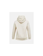 Detská mikina PEAK PERFORMANCE Jr Original Small Logo Hood, farba béžová