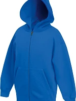 Fruit of the Loom Classic Kids Sweat Jacket Detská mikina s kapucňou 16.2045 kráľovská modrá
