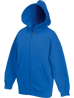Fruit of the Loom Classic Kids Sweat Jacket Detská mikina s kapucňou 16.2045 kráľovská modrá