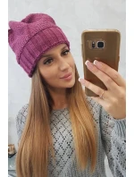 Dámska čiapka Danuta K331 tmavo fialová