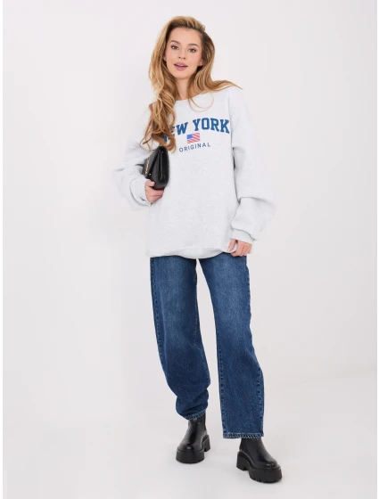 Mikina WT BL A1064.09P svetlo šedá