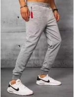 Pánské světle šedé teplákové kalhoty Dstreet model 21963055 - FashionStreet Pánské světle šedé teplákové kalhoty Dstreet model 21963055 - FashionStreet