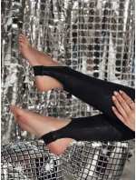 Dámské voskované legíny černé Dstreet model 21982096 - FashionStreet