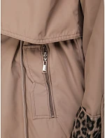 Dámska prechodná bunda PANTER moka FashionStreet TY5658 Dámska prechodná bunda PANTER moka FashionStreet TY5658