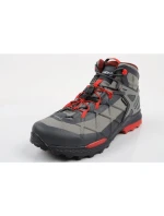 Aku pánska turistická členková obuv Rocket Gore-tex sivá červená