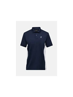 Pánske tričko PEAK PERFORMANCE M Swift Polo, farba tmavomodrá