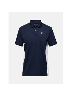 Pánské tričko PEAK PERFORMANCE M Swift Polo, barva tmavě modrá