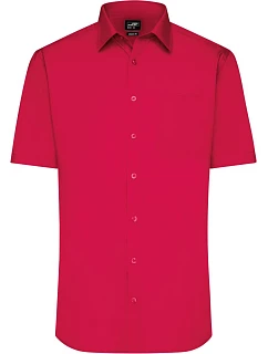 JN 680 Popelínová košile s krátkým rukávem model 22537782 red - Daiber