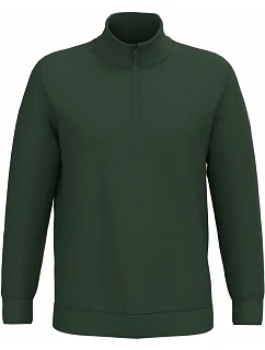 K Mikina s 1/4 zipem 20.K forest green model 22435260 - Kariban