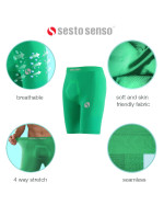 Cyklistické šortky Sesto Senso Thermo CL41 Green