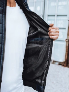 Pánská přechodná bunda prošívaná tmavě modrá Dstreet model 21963667 - FashionStreet