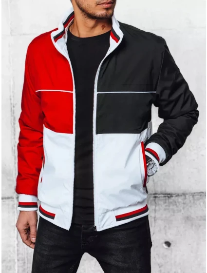 FashionStreet pánska prechodná biela bunda TX4352