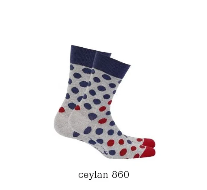 Pánske ponožky Wola Perfect Man vzorované W 94N03 Casual