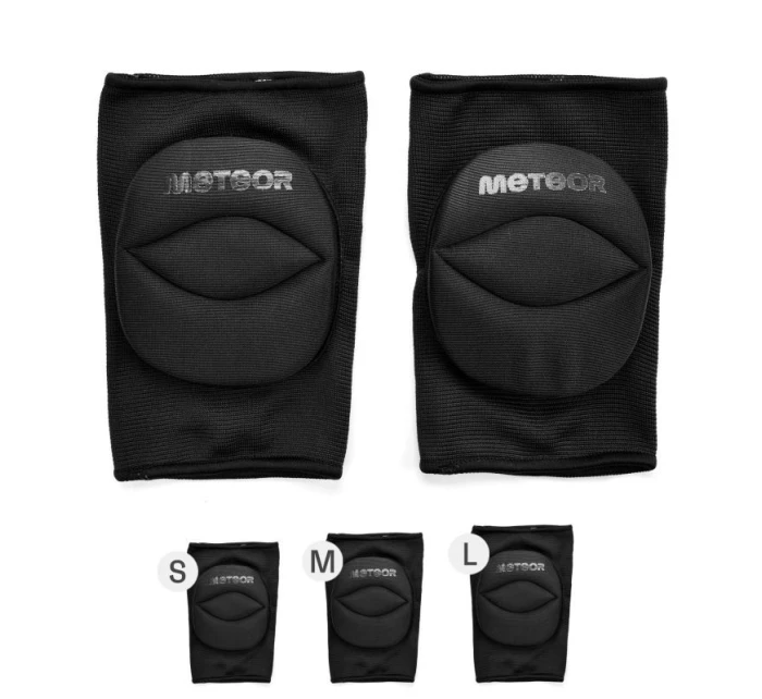 Volejbalové chrániče kolen Meteor M černé Volejbalové chrániče kolen Meteor M černé