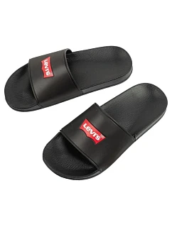 Levi's Dámske športové žabky Pohodlné módne čierne dámske topánky