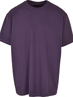 Build your Brand BY 102 Oversize tričko z hrubej bavlny 56.0102 purple night