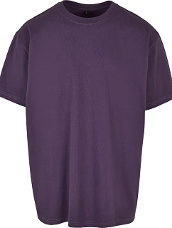 Build your Brand BY 102 Oversize tričko z těžké bavlny 56.0102 purple night